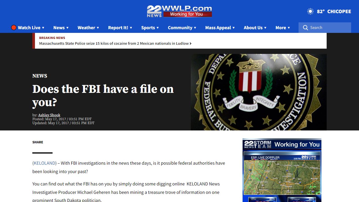 Does the FBI have a file on you? - wwlp.com